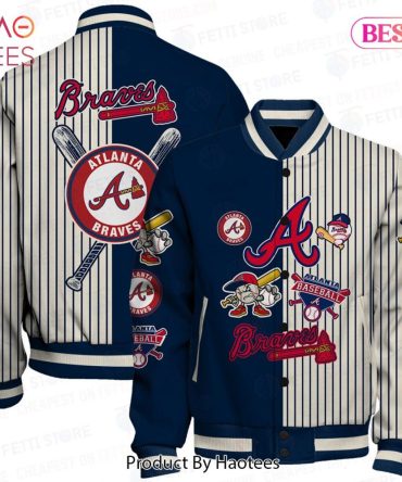 Atlanta Braves Varsity Jacket - Vintage Style Baseball Fan Gear By Haotees