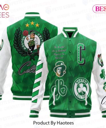 Stylish Green Boston Celtics Varsity Jacket - Perfect For Fans & Fashion Enthusiasts