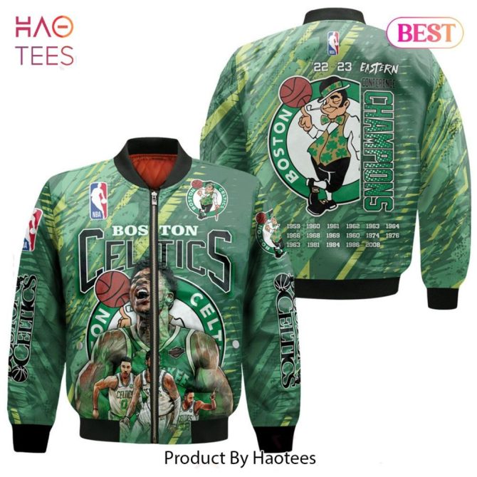 New Boston Celticsnational Basketball Association   Unisex 3D Bomber Jacket