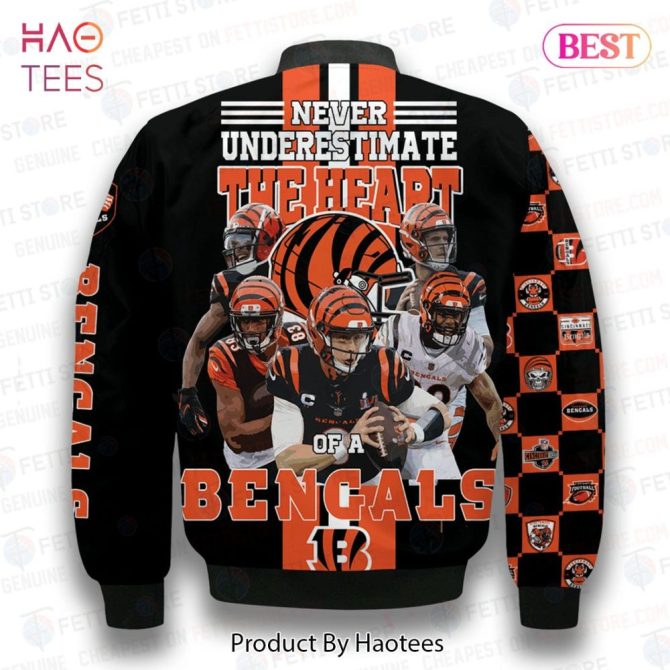 New Cincinnati Bengals Nfl   Unisex Aop Bomber Jacket - Image 3
