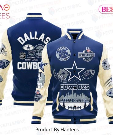 Dallas Cowboys Varsity Jacket - Premium Nfl Fan Gear By Haotees