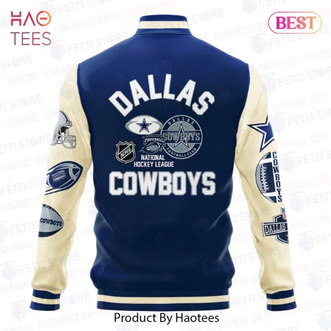 Dallas Cowboys Varsity Jacket - Premium Nfl Fan Gear By Haotees - Image 3