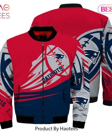 New Fashion   New England Patriots Bomber Jacket Graphic Ultra-Balls