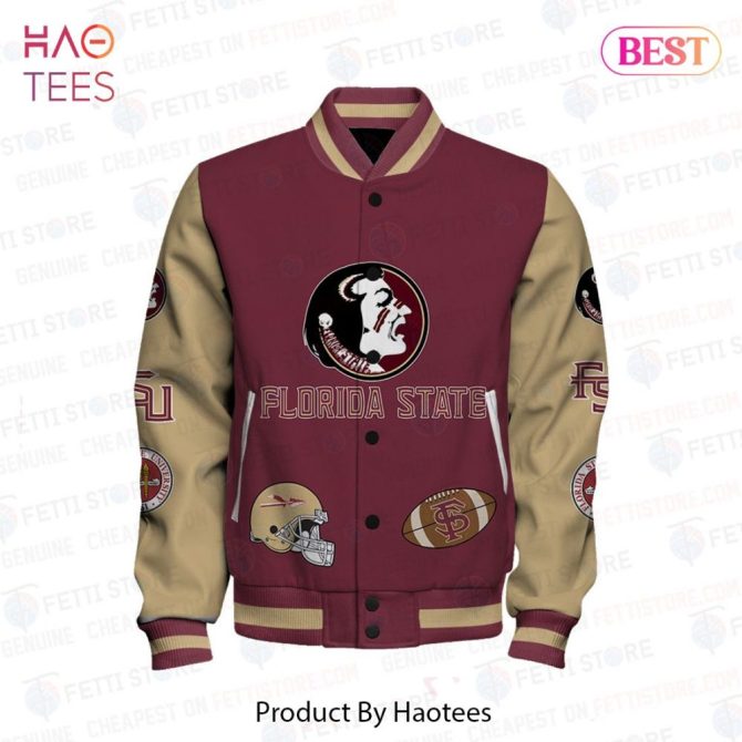 Florida State Varsity Jacket - Fear The Spear Design, Premium Quality - Image 2