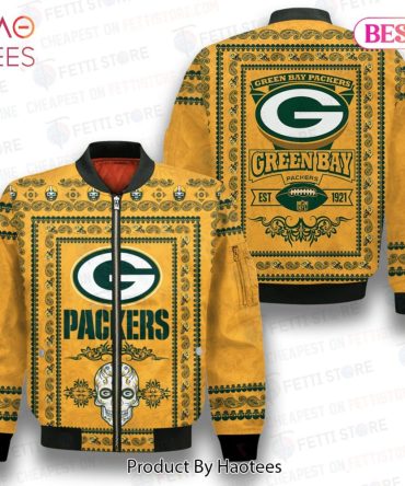 New Green Bay Packers Classic Pattern Nfl 3D Bomber Jacket