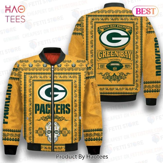 New Green Bay Packers Classic Pattern Nfl 3D Bomber Jacket