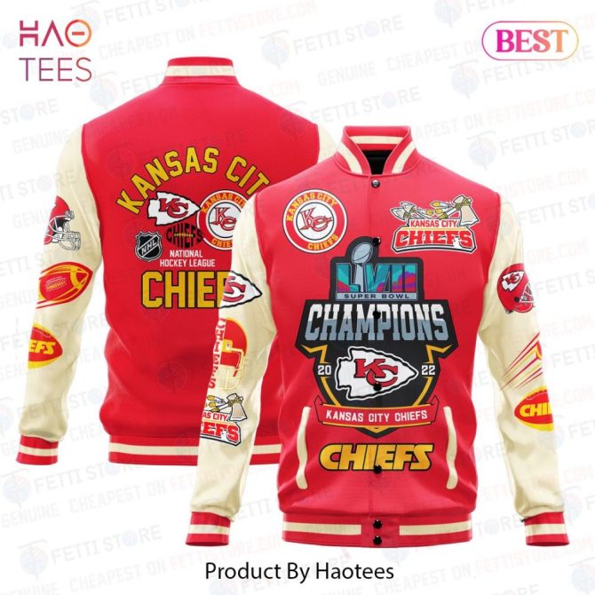 Champions Varsity Jacket - Kansas City Chiefs Super Bowl 2022 Edition, Premium Quality