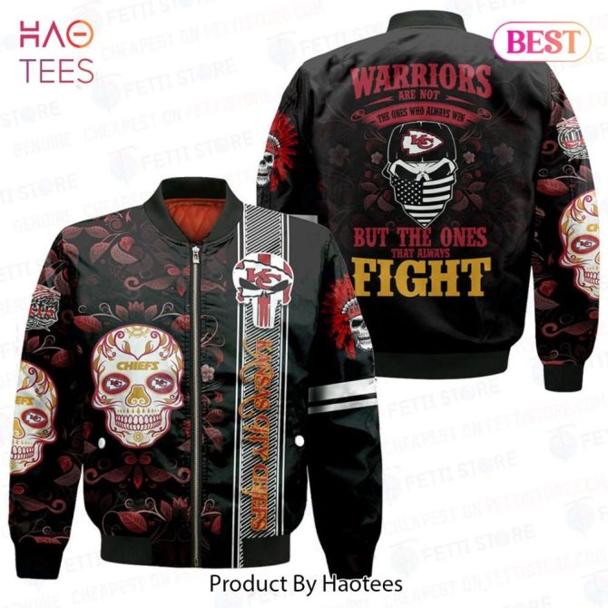 New Kansas City Chiefsnational Football League Aop Bomber Jacket