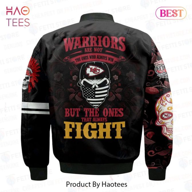 New Kansas City Chiefsnational Football League Aop Bomber Jacket - Image 3
