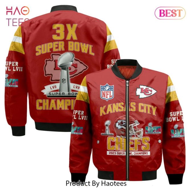 New Kansas City Chiefssuper Bowl Championship   Unisex 3D Bomber Jacket