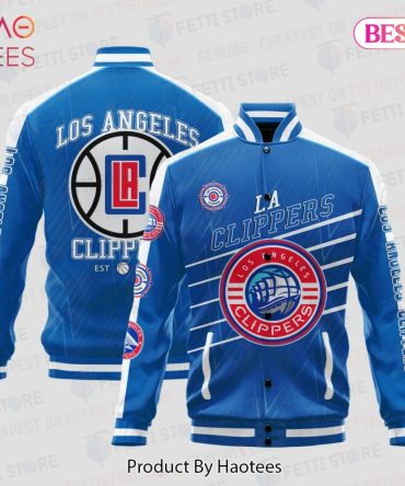 Official La Clippers Blue Bomber Jacket – Stylish Nba Fan Gear For Men & Women