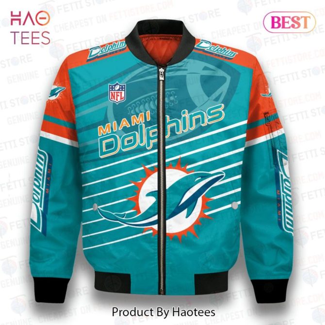 New Miami Dolphins National Football League 3D Bomber Jacket - Image 2