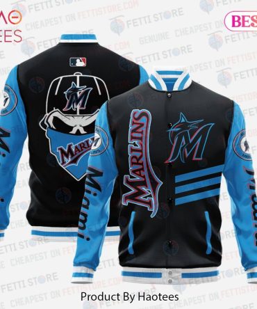 Miami Marlins Varsity Jacket - Stylish Mlb Team Apparel By Haotees