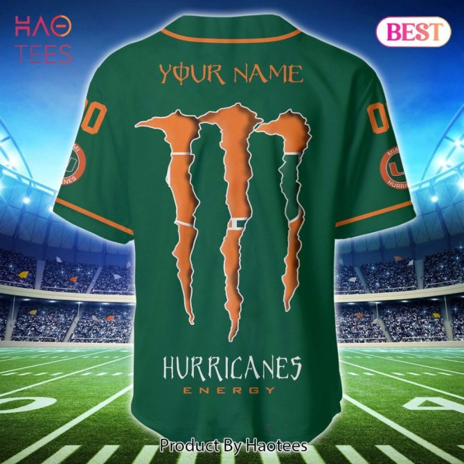 Custom Miami Hurricanes Jersey - Personalized Name & Number Sports Shirt - Image 2