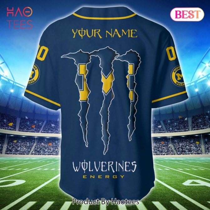 Custom Wolverines Baseball Jersey - Personalized Name & Number - Haotees Sportswear - Image 2
