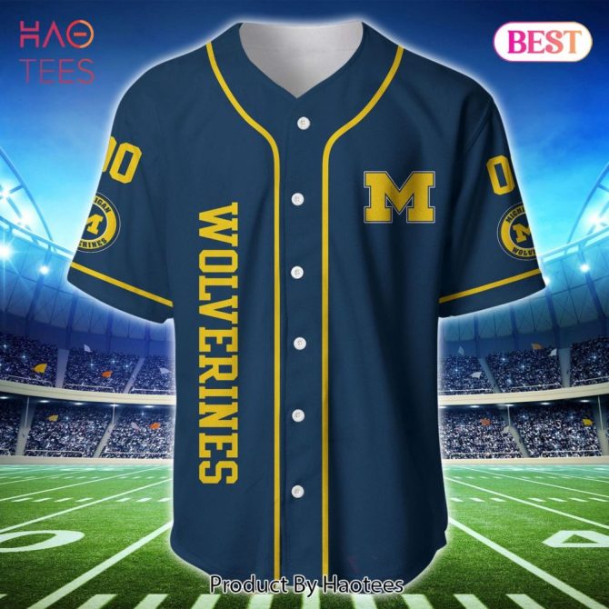 Custom Wolverines Baseball Jersey - Personalized Name & Number - Haotees Sportswear - Image 3