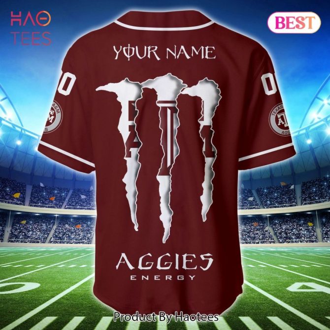 Custom Aggies Energy Jersey – Personalize Name & Number, Perfect For Fans! - Image 2