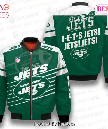 New New York Jets National Football League 3D Bomber Jacket