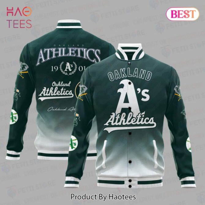 Oakland Athletics Varsity Jacket - Stylish Team Spirit Apparel By Haotees