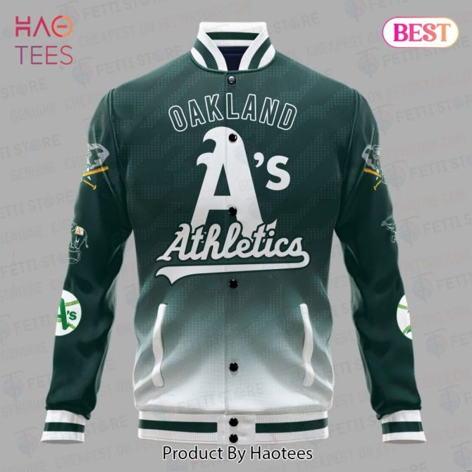 Oakland Athletics Varsity Jacket - Stylish Team Spirit Apparel By Haotees - Image 2
