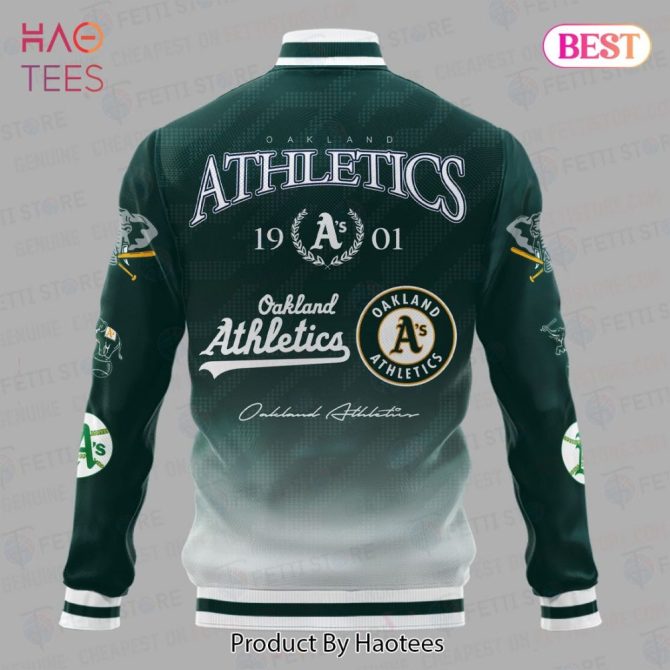 Oakland Athletics Varsity Jacket - Stylish Team Spirit Apparel By Haotees - Image 3