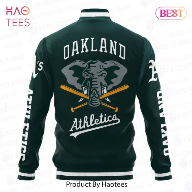 Oakland Athletics Bomber Jacket – Official Team Apparel For Fans - Image 3