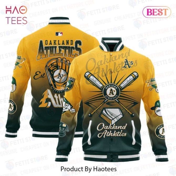 Oakland Athletics Bomber Jacket - Vintage Style, Perfect Gift For Fans!