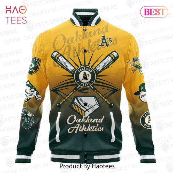 Oakland Athletics Bomber Jacket - Vintage Style, Perfect Gift For Fans! - Image 2