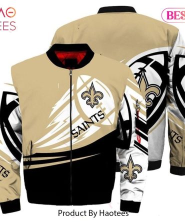 New Fashion   New Orleans Saints Bomber Jacket Graphic Ultra-Balls