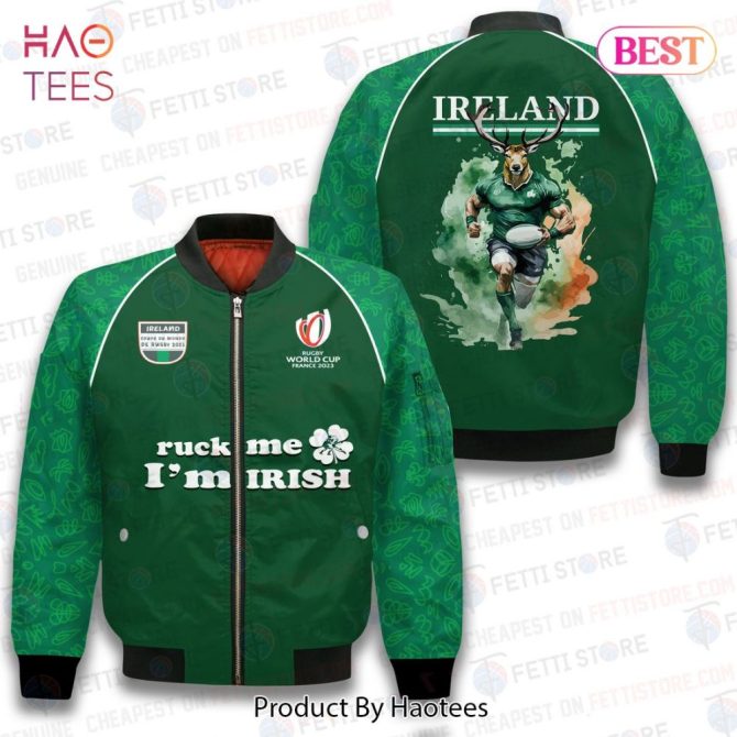 New Rugby World Cup   Ireland   3D Bomber Jacket