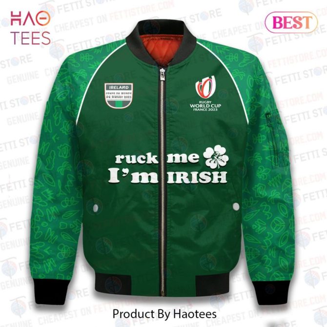New Rugby World Cup   Ireland   3D Bomber Jacket - Image 2