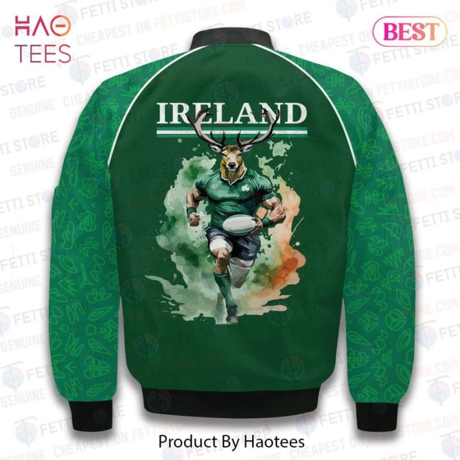 New Rugby World Cup   Ireland   3D Bomber Jacket - Image 3