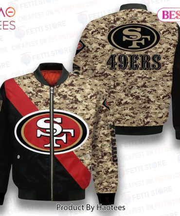 New San Francisco 49Ersnational Football League Aop Bomber Jacket
