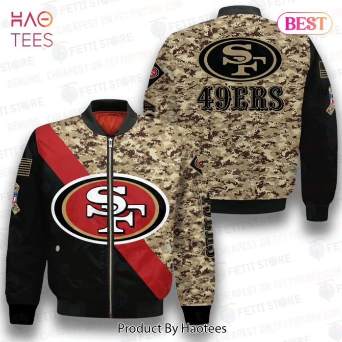 New San Francisco 49Ersnational Football League Aop Bomber Jacket