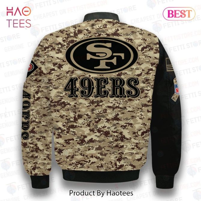 New San Francisco 49Ersnational Football League Aop Bomber Jacket - Image 3