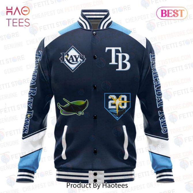 Men'S Tampa Bay Rays Varsity Jacket - Stylish Mlb Fan Gear By Haotees - Image 2