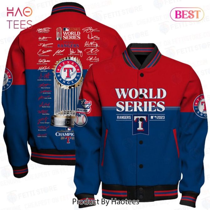2023 World Series Champion Rangers Jacket - Limited Edition Collector'S Item