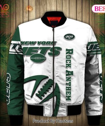 New Fashion   New York Jets Bomber Jacket Graphic Balls Gift For Fans