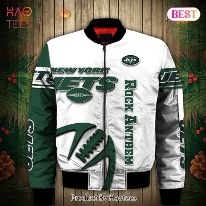 New Fashion   New York Jets Bomber Jacket Graphic Balls Gift For Fans