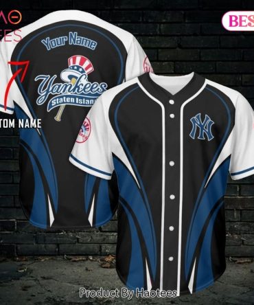 Custom Name Yankees Jersey – Personalized Staten Island Baseball Shirt