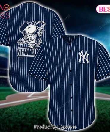 Classic Ny Baseball Jersey With Iconic Cartoon Design - Limited Edition Fan Gear