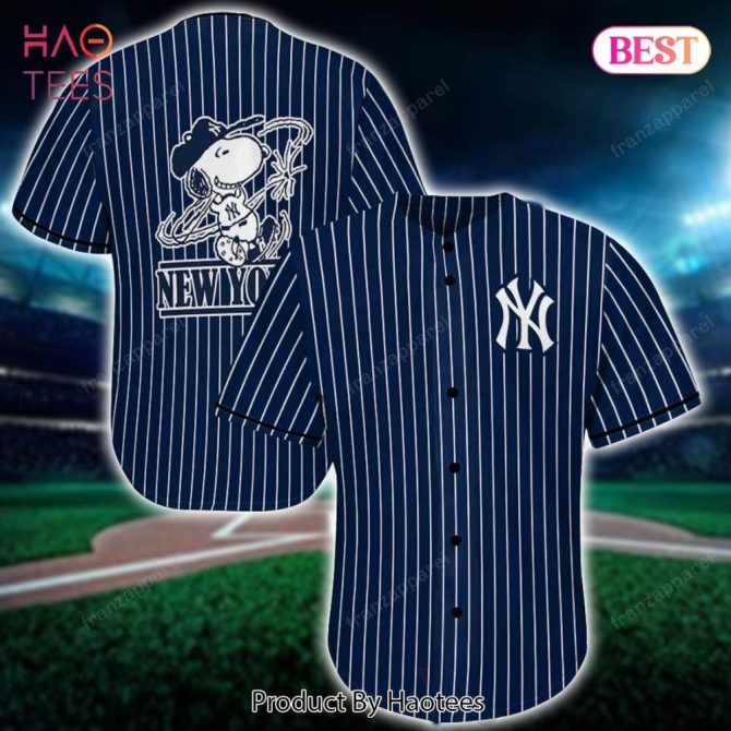 Classic Ny Baseball Jersey With Iconic Cartoon Design - Limited Edition Fan Gear