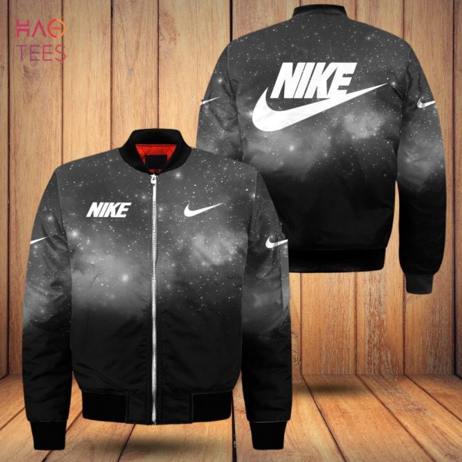 Stylish Galaxy Print Bomber Jacket - Men'S Casual Outerwear With Logo Design