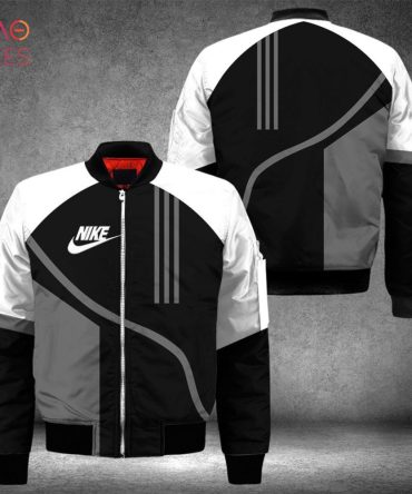 Stylish Black & White Bomber Jacket - Trendy Design, Premium Comfort