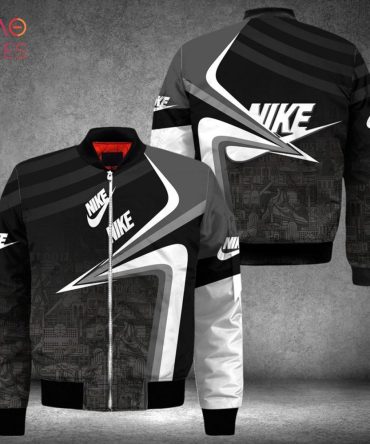 Stylish Black & White Graphic Bomber Jacket - Sleek Design, Perfect For Urban Fashion Lovers