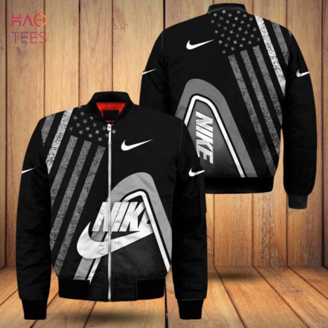 New Nike Luxury Brand American Flag Pattern Bomber Jacket Pod Design - Image 2