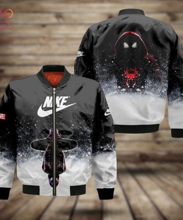 Limited Edition Nike X Marvel Spider-Verse Bomber Jacket - Unisex Fashion