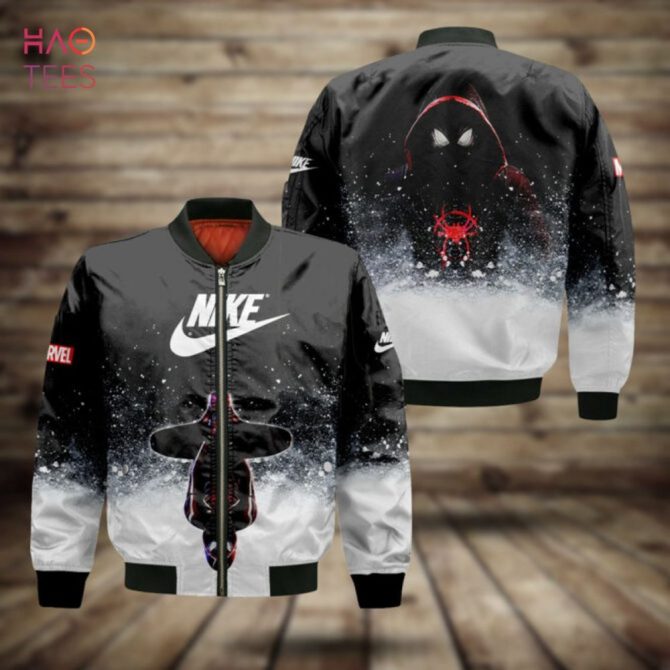 Limited Edition Nike X Marvel Spider-Verse Bomber Jacket - Unisex Fashion - Image 2