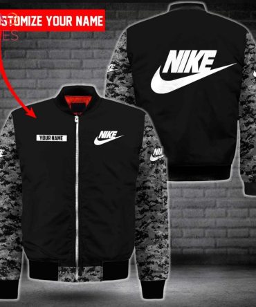 Customizable Nike Camo Sleeve Jacket – Personalize Your Style With Your Name!