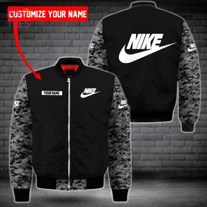 Customizable Nike Camo Sleeve Jacket – Personalize Your Style With Your Name!